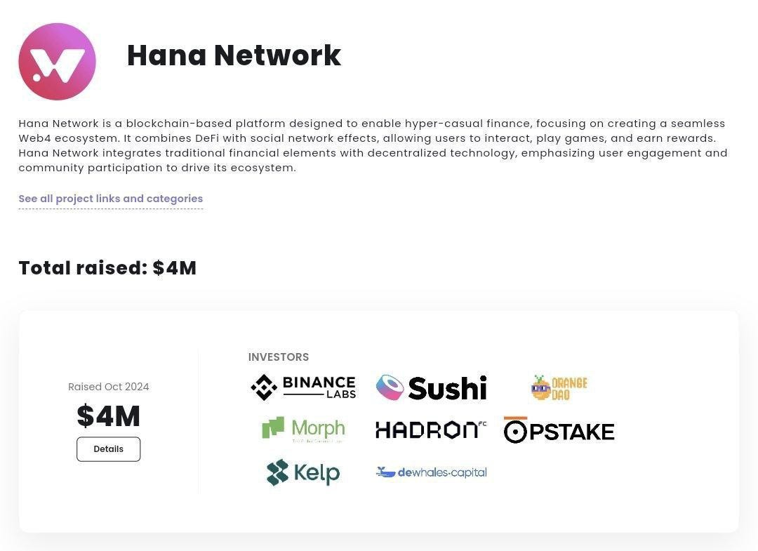 Hana Network Backed By Binance Labs — Airdrop Confirmed | by Crypto Complex  | Medium