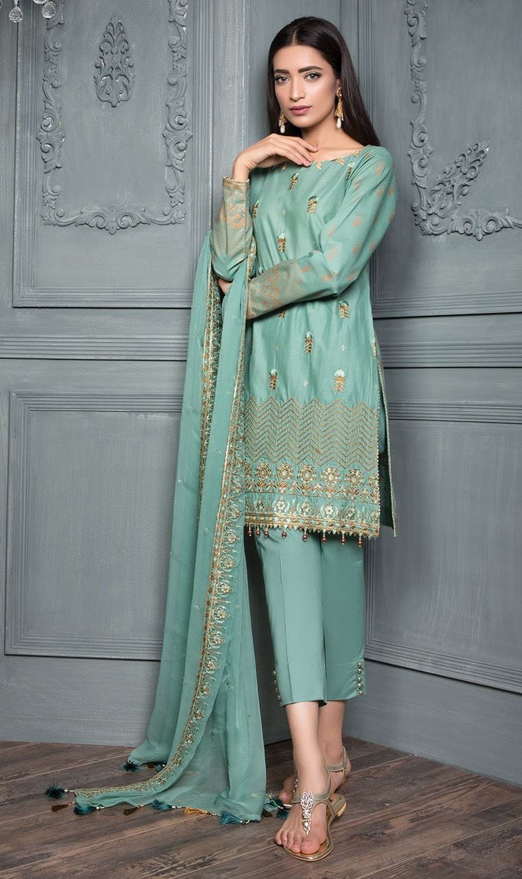 beautiful embroidered dresses FLORAL EMBROIDERED A-LINE DRESS CDA1289 main image 1