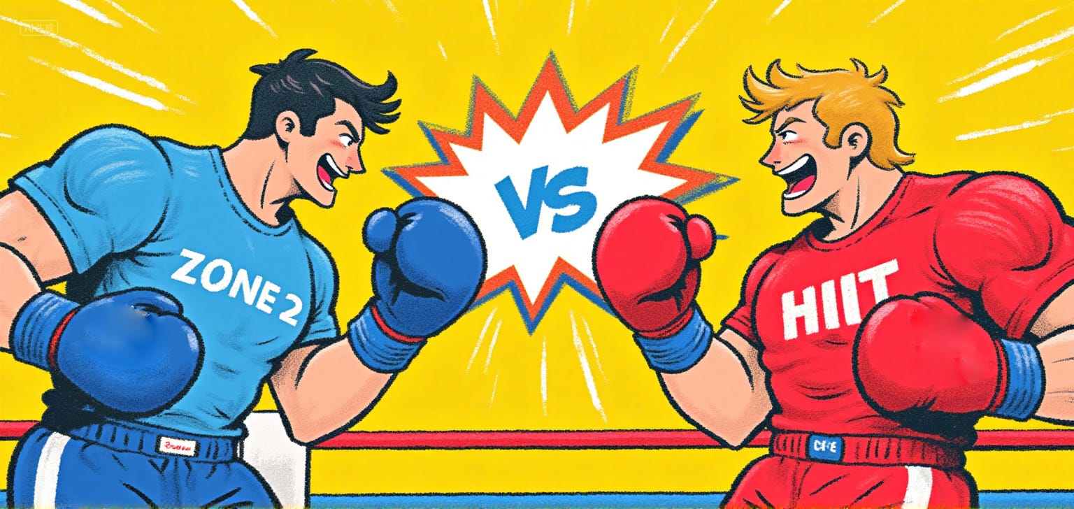 41. Zone 2 vs. HIIT: Who's the Real Fat-Burning Ace? | by Primus @ Prime  Lab | Medium, image size:1536x728