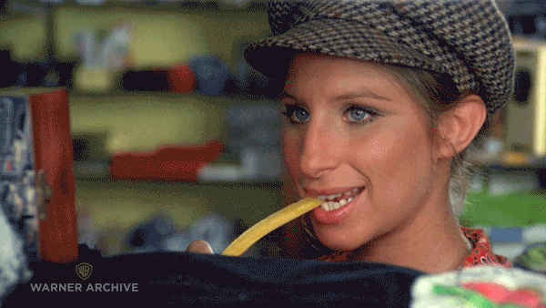 will howard cigarette gif The Side of Barbra Streisand Almost Everyone Forgets | by  MarriedAtTheMovies