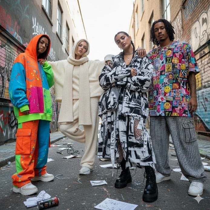 Colour. Comfort. Chaos. How Gen Z Is Flipping the Streetwear Rulebook. | by Ashna | Medium