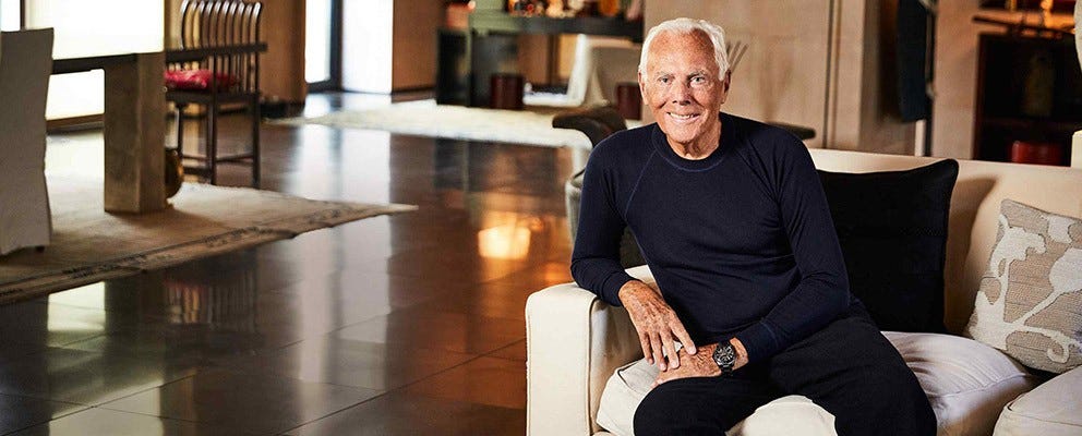Iconic Giorgio Armani Empire — Lessons in Weaving Success | by