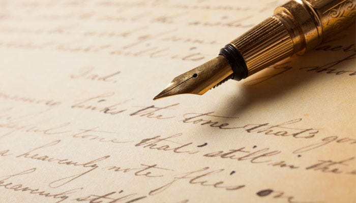 The Art of Handwritten Letters. It's an art, much lost in today's… | by Faizan Faisal | Medium