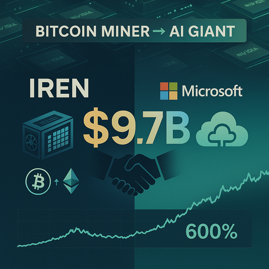 The $9.7 Billion Validation: How Bitcoin Miners Are Becoming AI  Infrastructure Giants | by ChainLVL | Medium