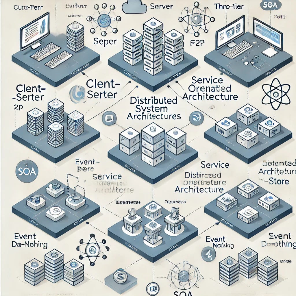 コンピュータ・IT Distributed Systems Architecture Types of Distributed System Architectures | by Veera Atukuri | Medium