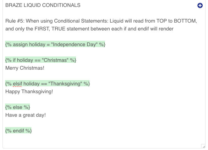 Braze Liquid: 5 Things You Need To Know About Liquid Conditionals
