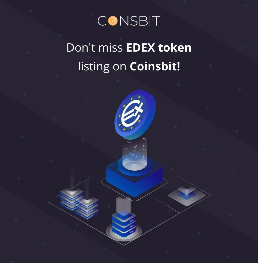 🔥 EDEX token listing on Coinsbit! 🔥 | by EuroSwap.io | Medium