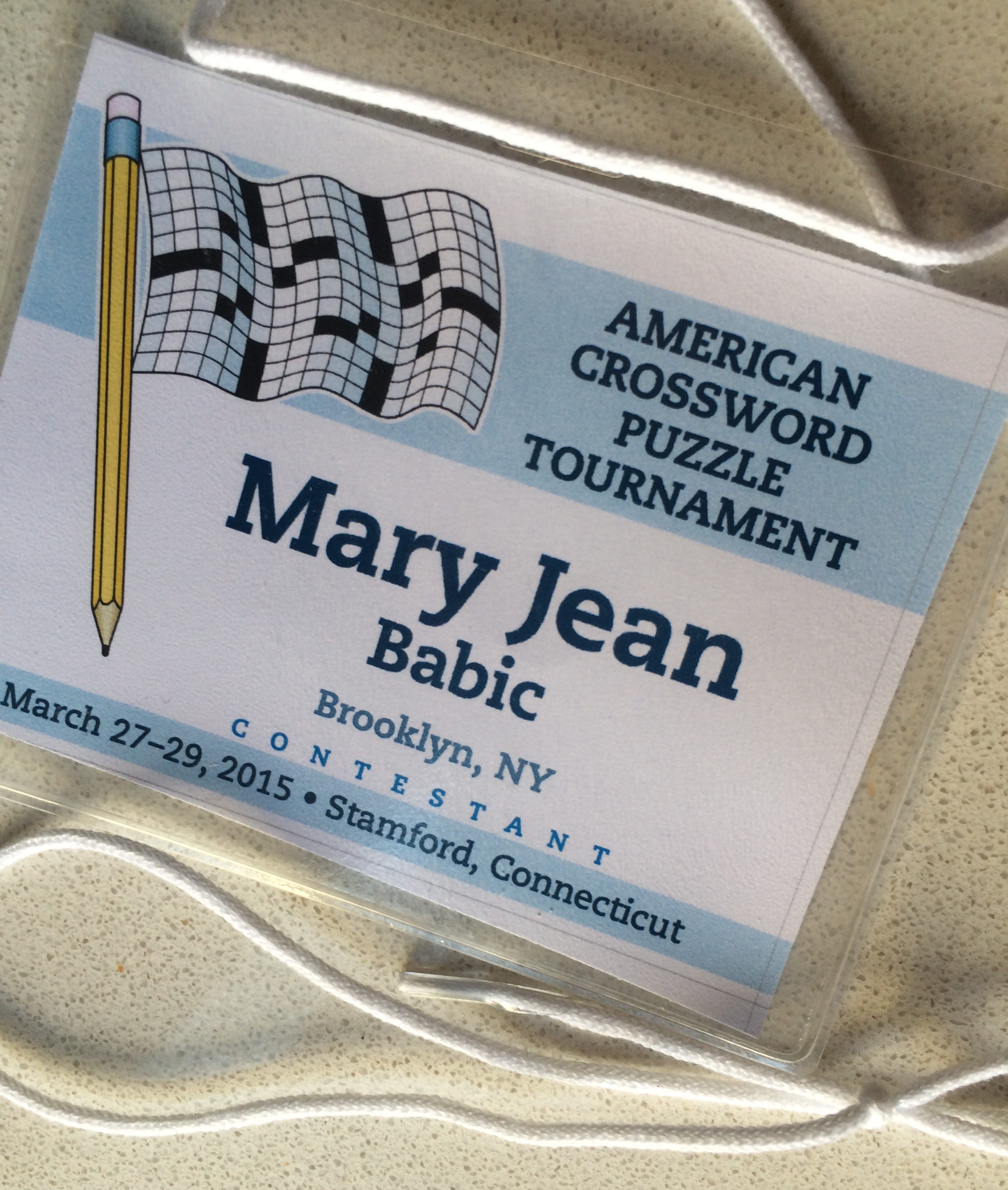 A Rookie at the American Crossword Puzzle Tournament | by Mary Jean Babic