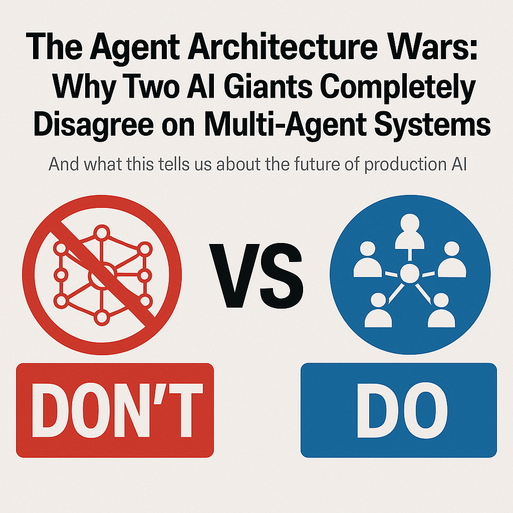 The Agent Architecture Wars: Why Two AI Giants Completely Disagree on Multi- Agent Systems | by Maureese Williams | Medium