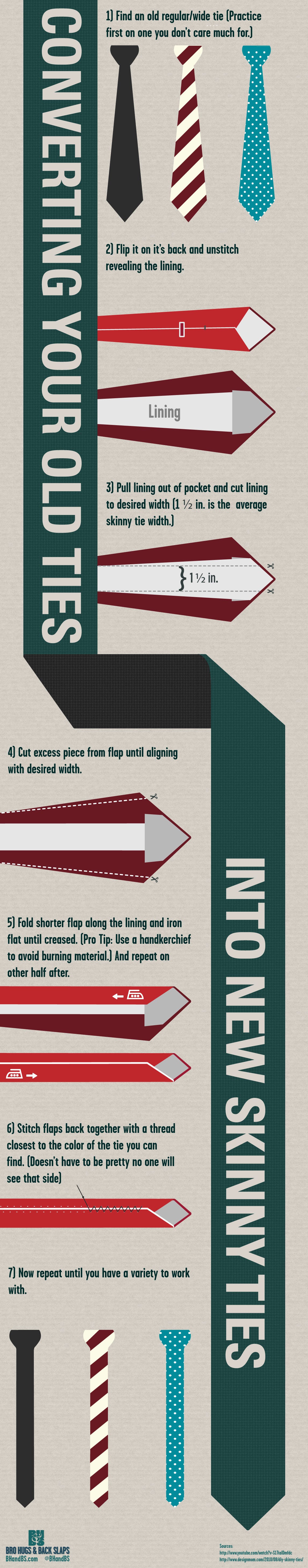 how to do a skinny tie