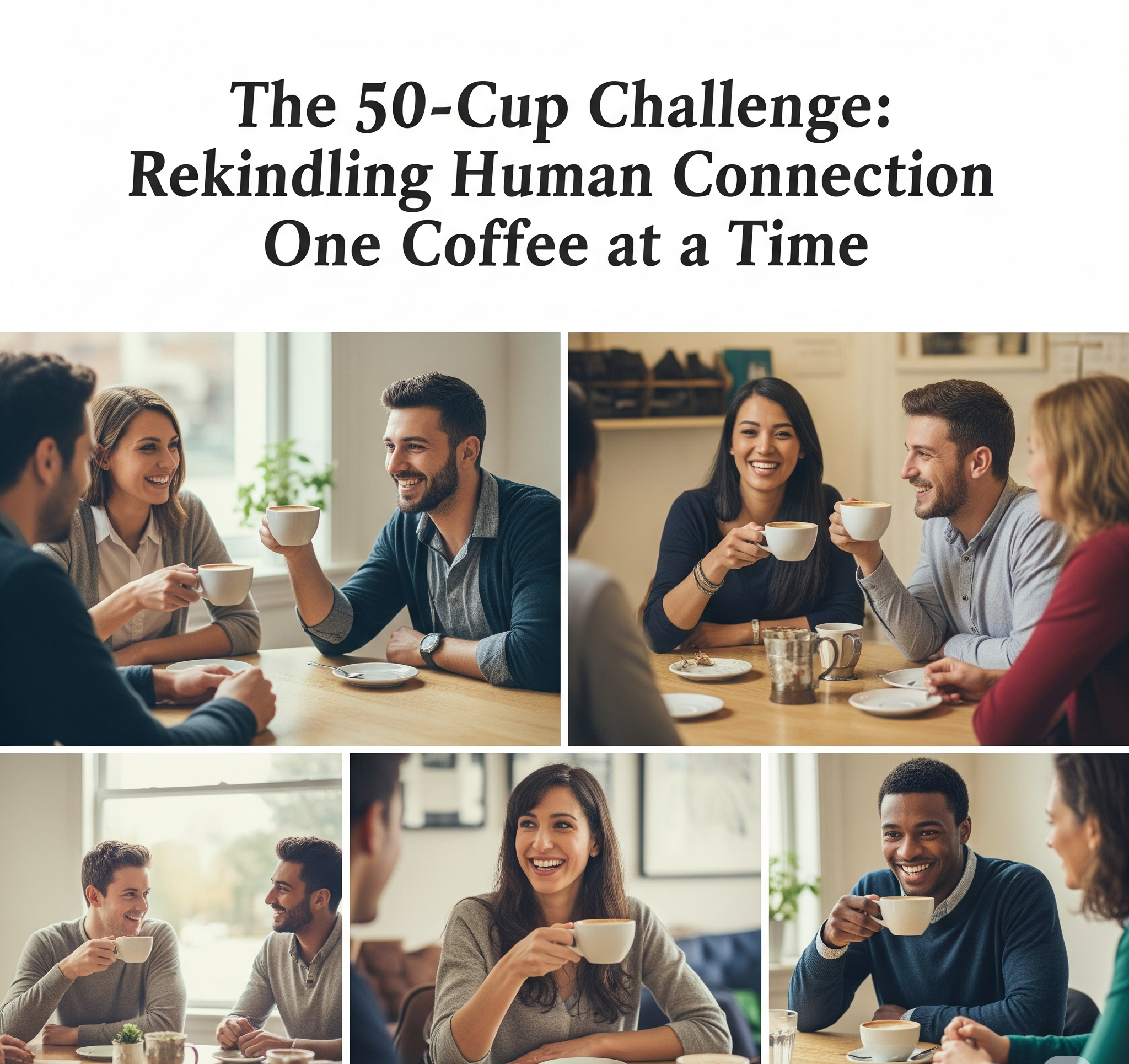 The 50-Cup Challenge: Rekindling Human Connection One Coffee at a Time | by  Devin C. Hughes | Medium