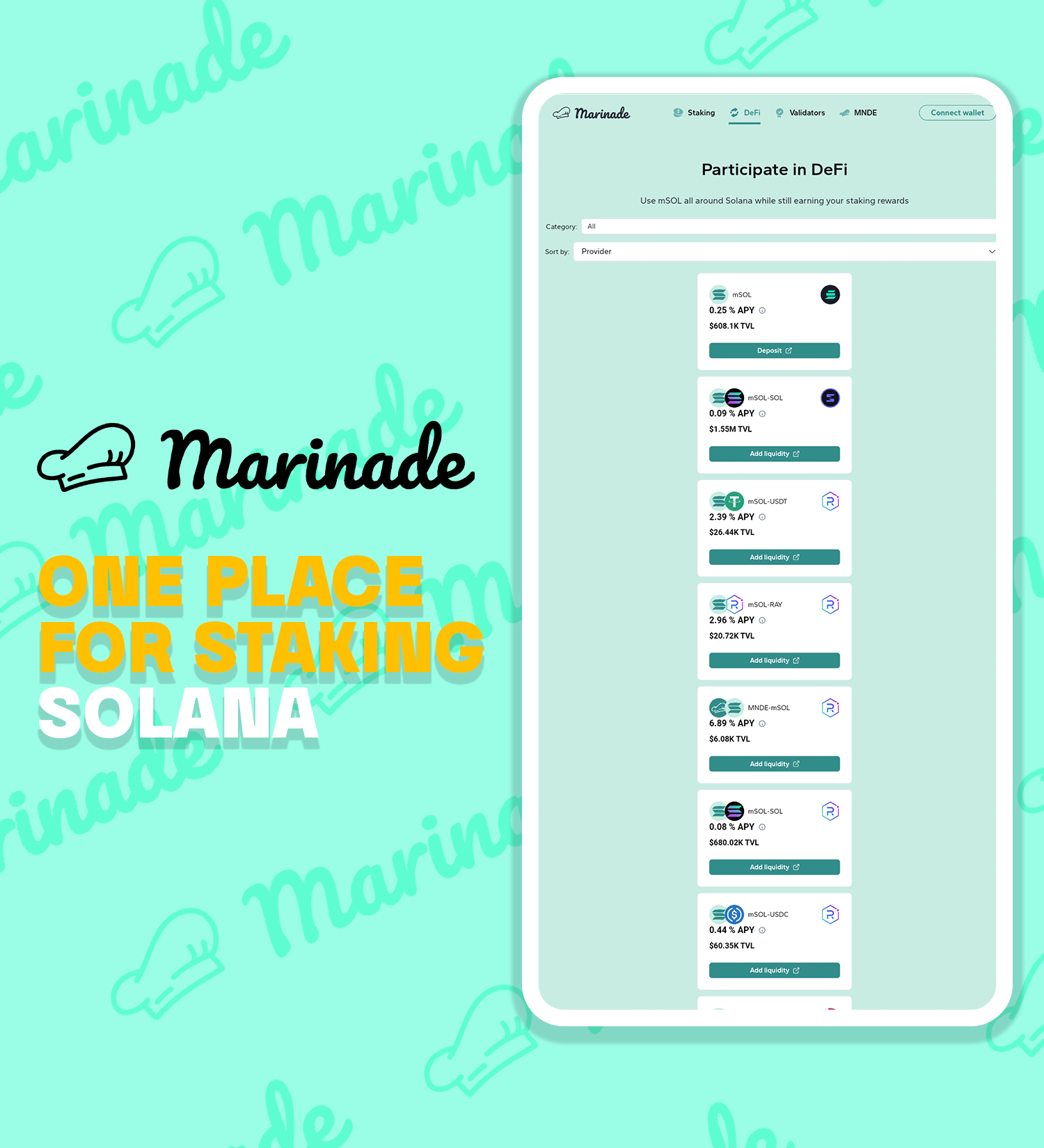 Unveiling Marinade: A Deep Dive into Liquid Staking and Innovative Stake  Delegation | by Swankyrichworld | Medium