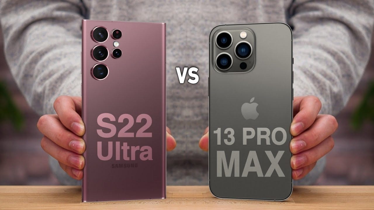 Which is best for you: Samsung Galaxy S22 ultra or iPhone 13 Pro 