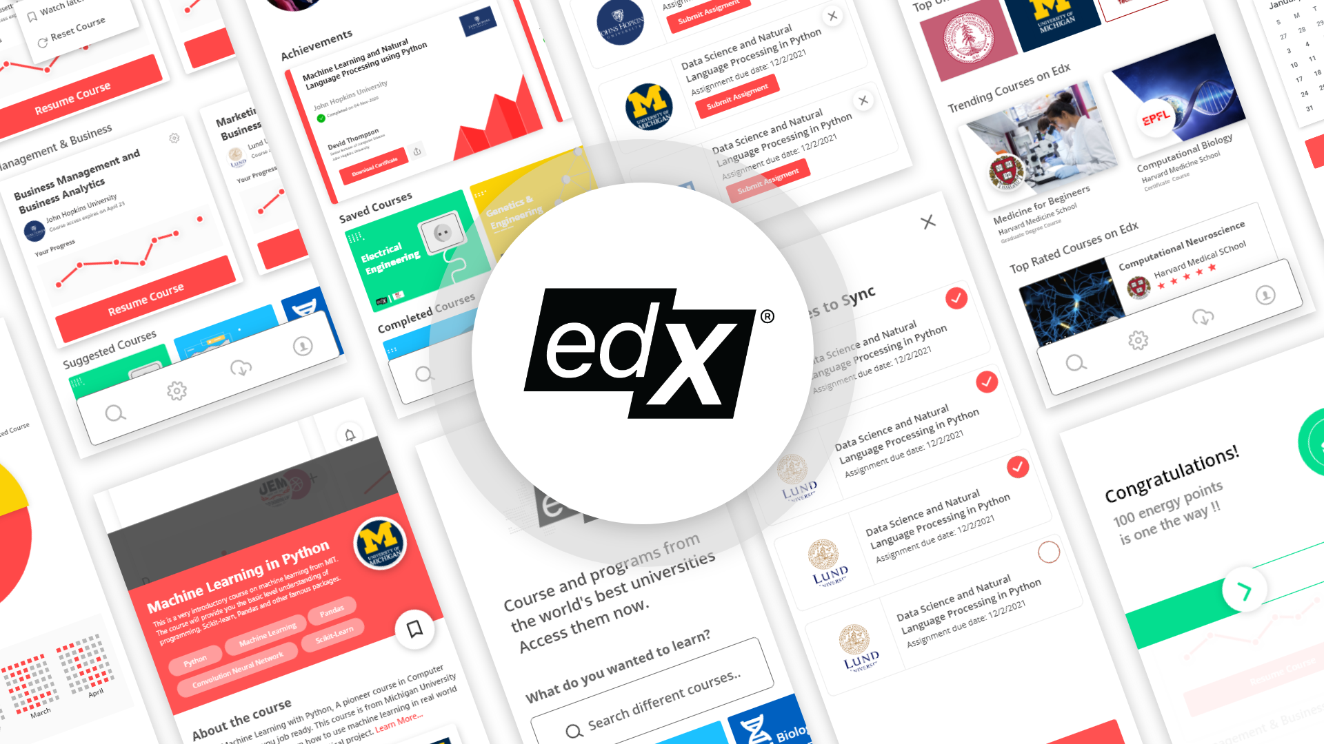 Edx redesign: Mobile app UX research and UI redesigning case study | by  Sangramjit | Medium
