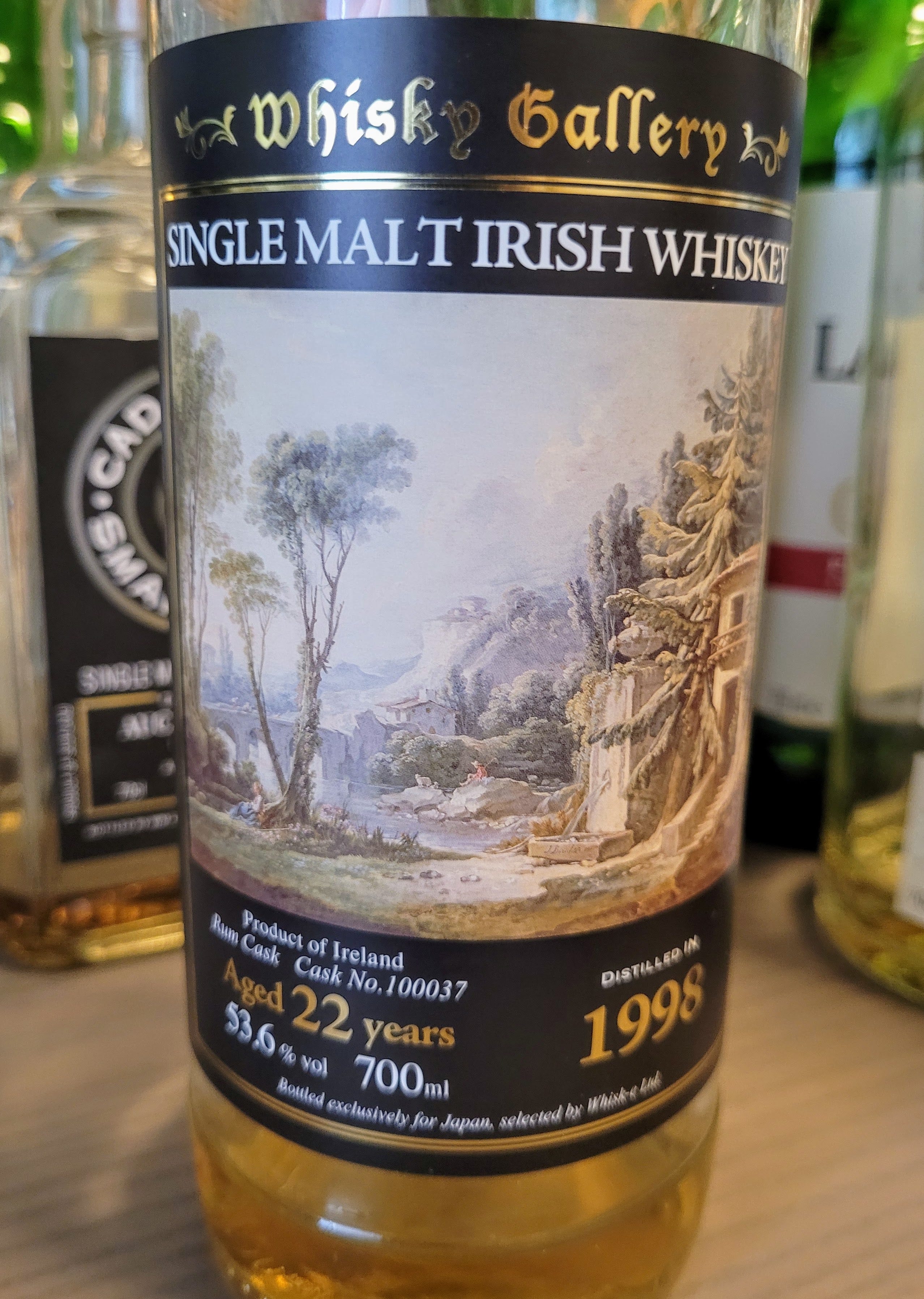 WHISKY GALLERY IRISH Rum Cask 1998 22年 Whisky Review: Irish 1998 Whisky Gallery 22 Year Rum Cask | by