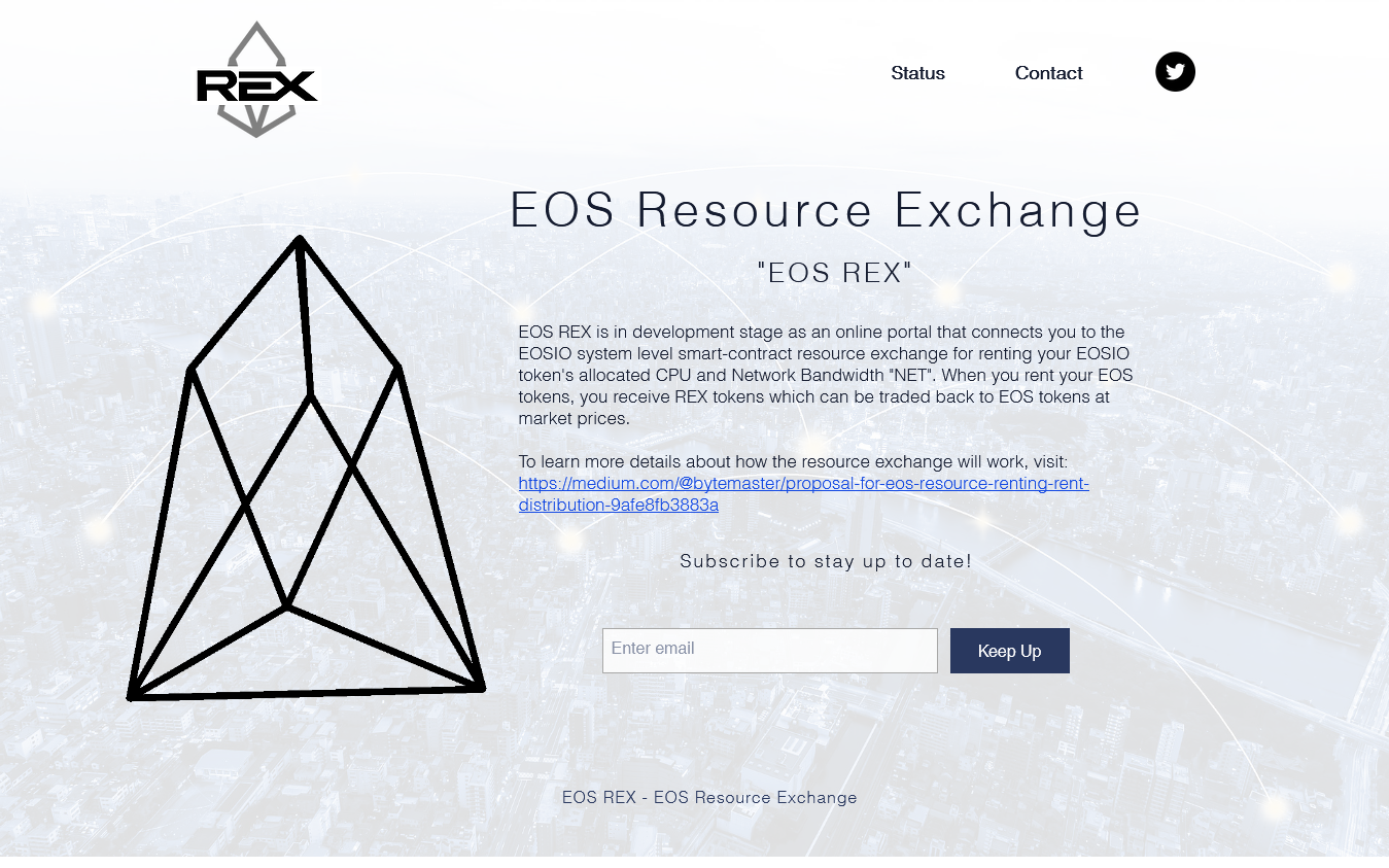 EOS Inside] EOSREX 알아보기 #1편 기초내용 | by dONe | EOSYS | Medium