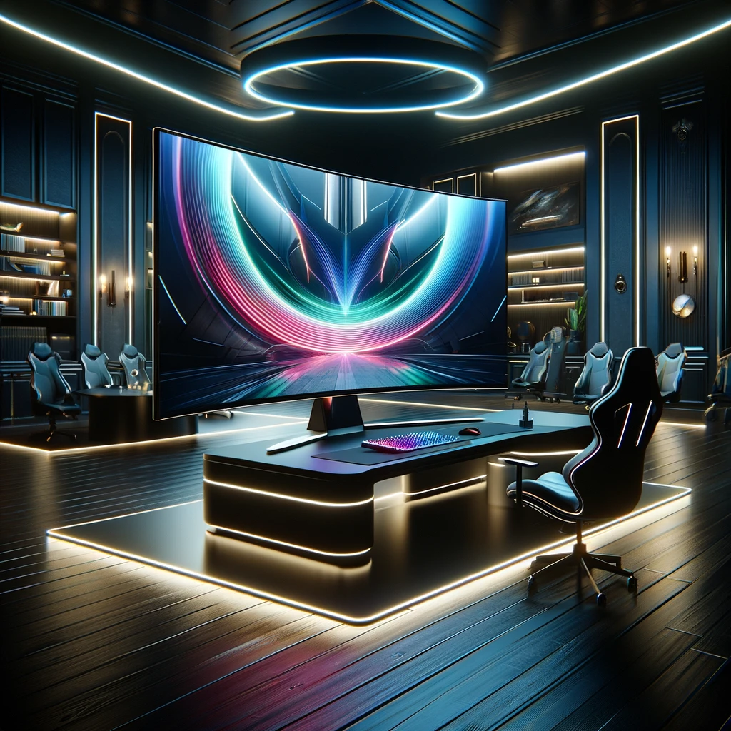 Samsung Odyssey Neo G95NC Curved Gaming Monitor — 57-inch in