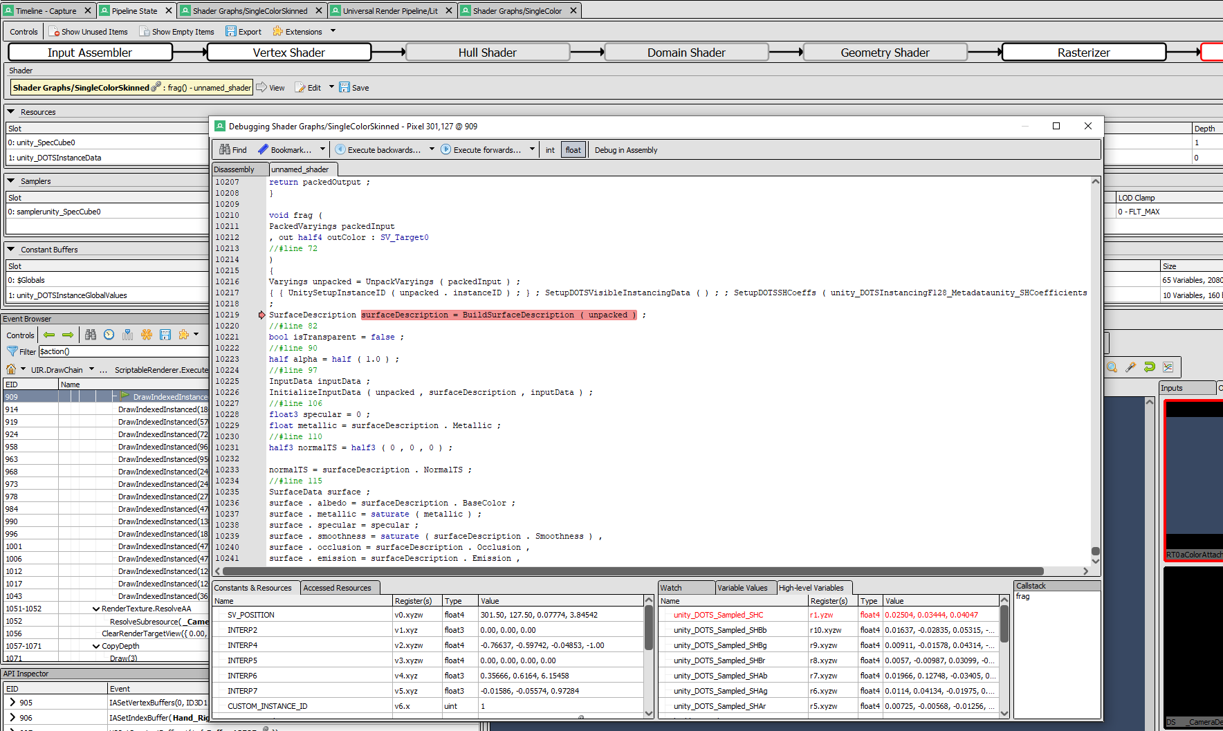 Debug Shader Graph shaders with symbols | by Bertrand Guay