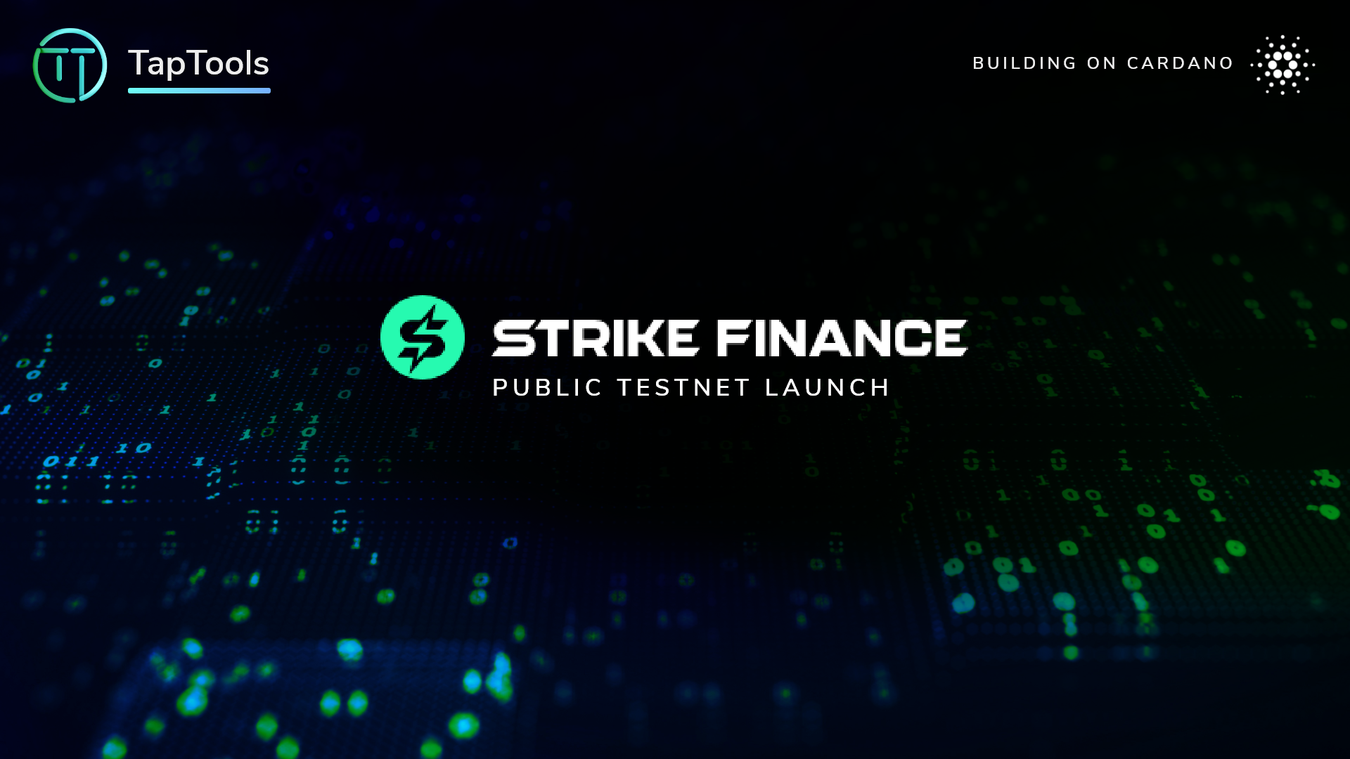 Strike Finance Launches Testnet on Cardano | by Tap In With TapTools | Tap  In With TapTools | Medium