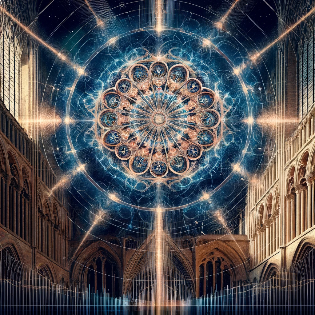 アート・デザイン・音楽 ROSE The Marriage of Sanity and Madness The Enigmatic Rose Window of Chartres Cathedral: A Portal to