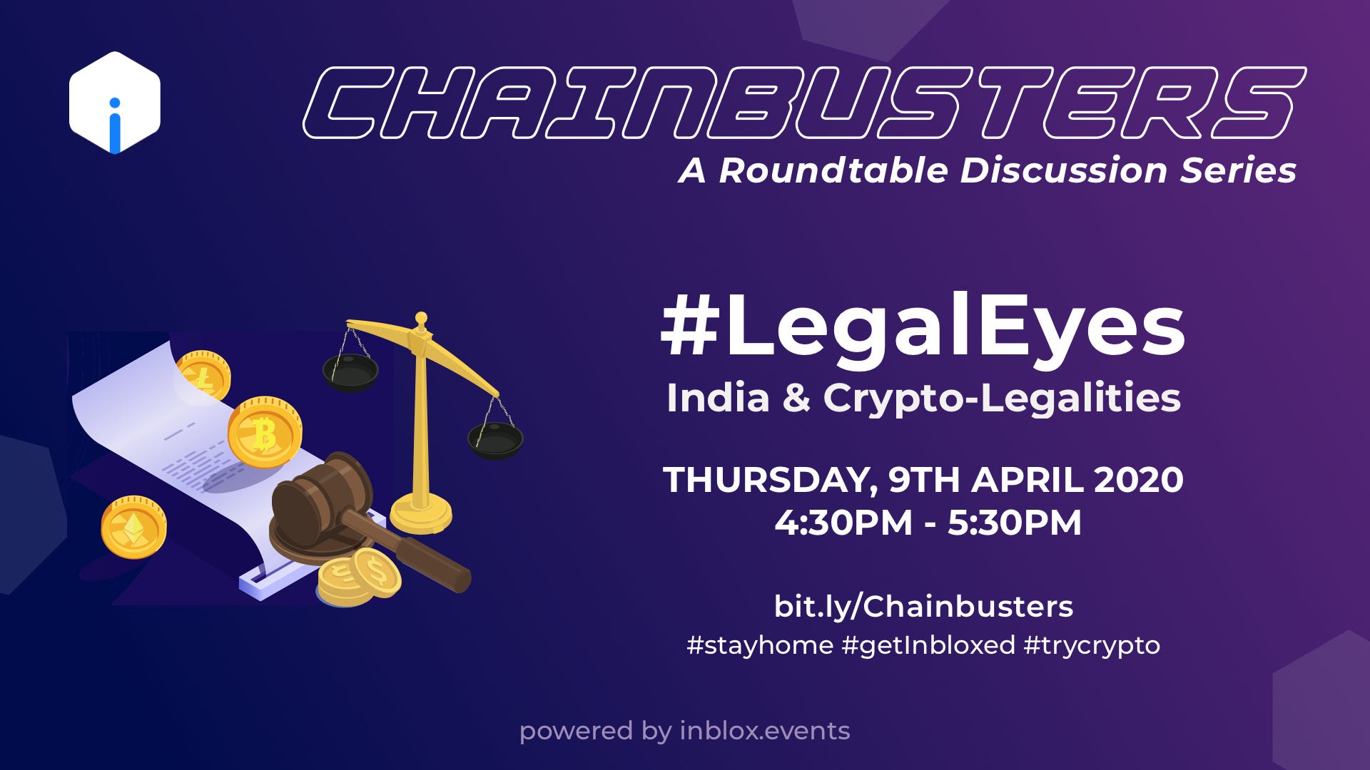 India & Crypto-Legalities. A roundtable discussion on the legal… | by  Inblox Events | inblox.events | Medium