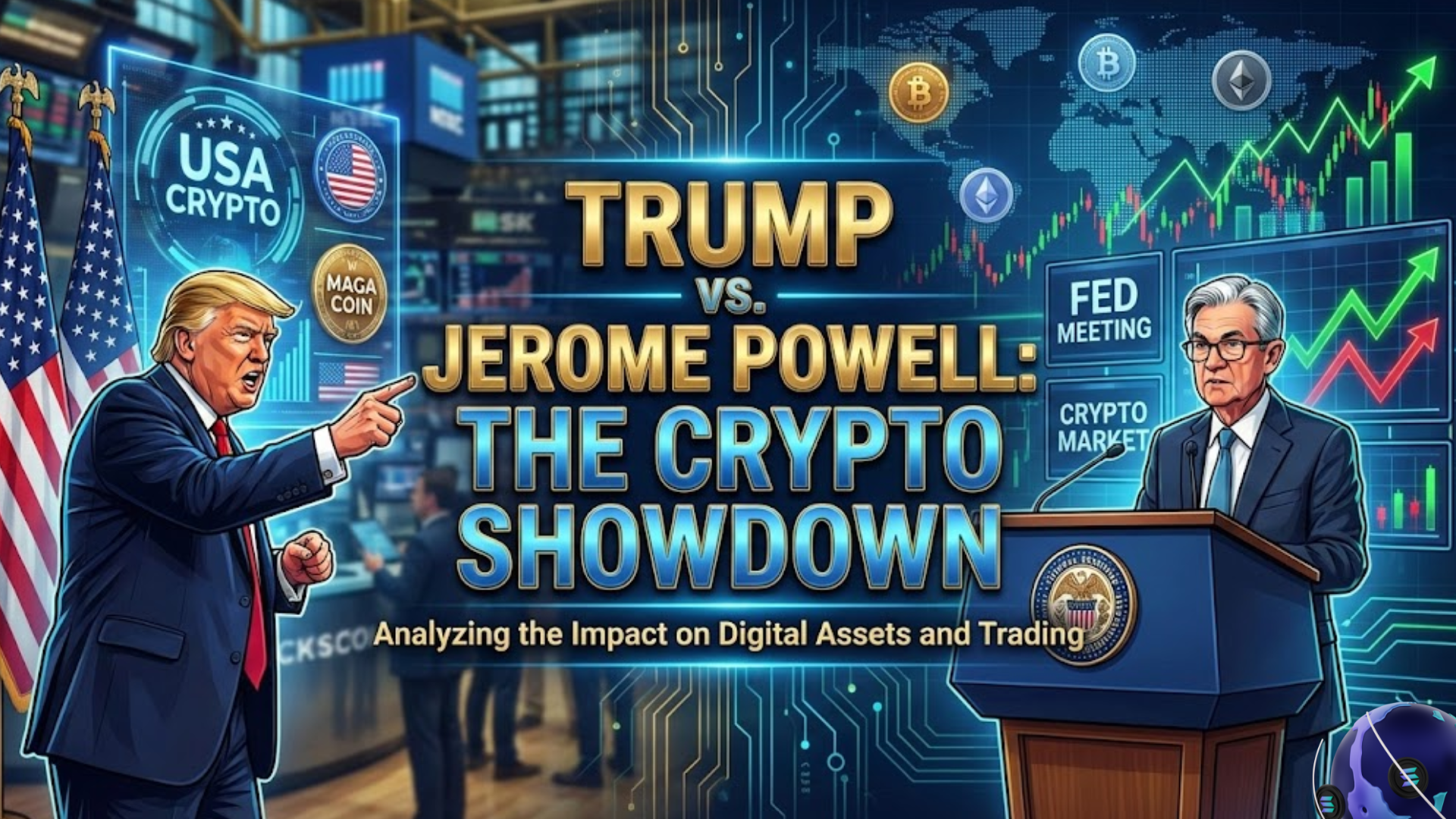 Trump vs Jerome Powell: What This Fed Drama Means for Your Crypto Portfolio  | by Blend Visions | Coinmonks | Jan, 2026 | Medium