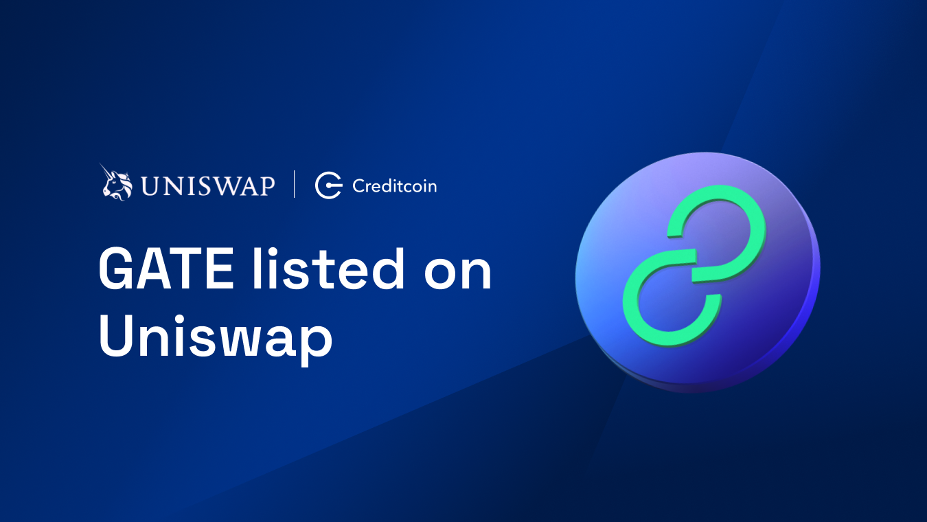 GATE listed on Uniswap!. The Gate Token ($GATE) has been listed… | by  Creditcoin | Creditcoin | Medium