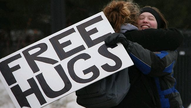 I Love Hugs. How the humble hug can change the… | by Sim Scott
