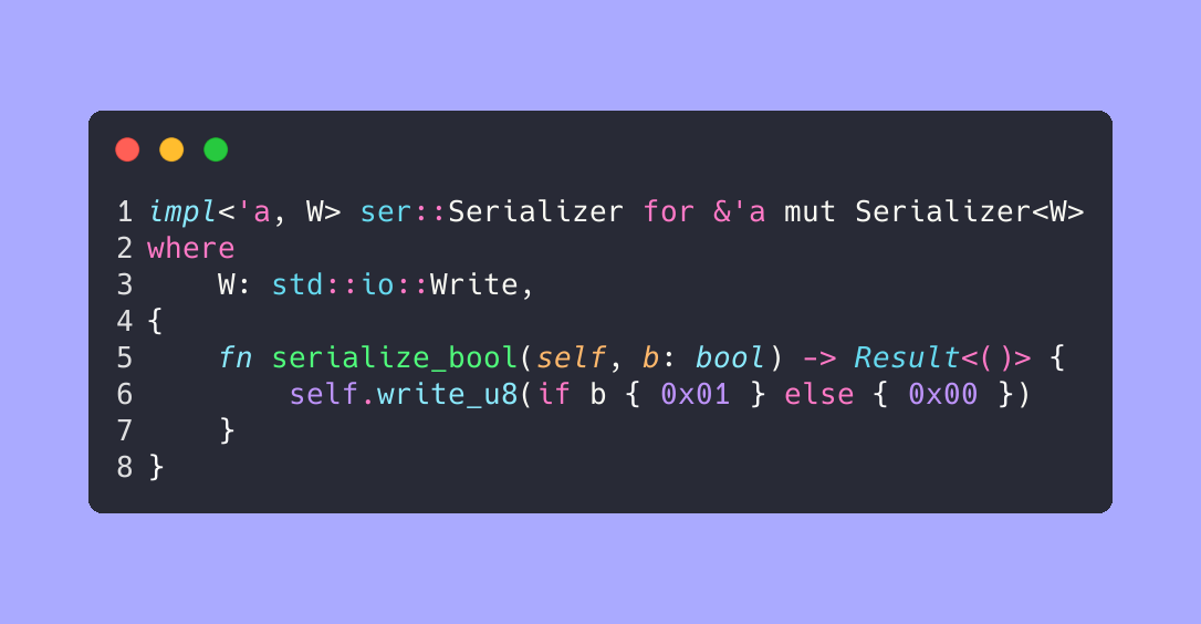 bin prot serialization of bool type with serde