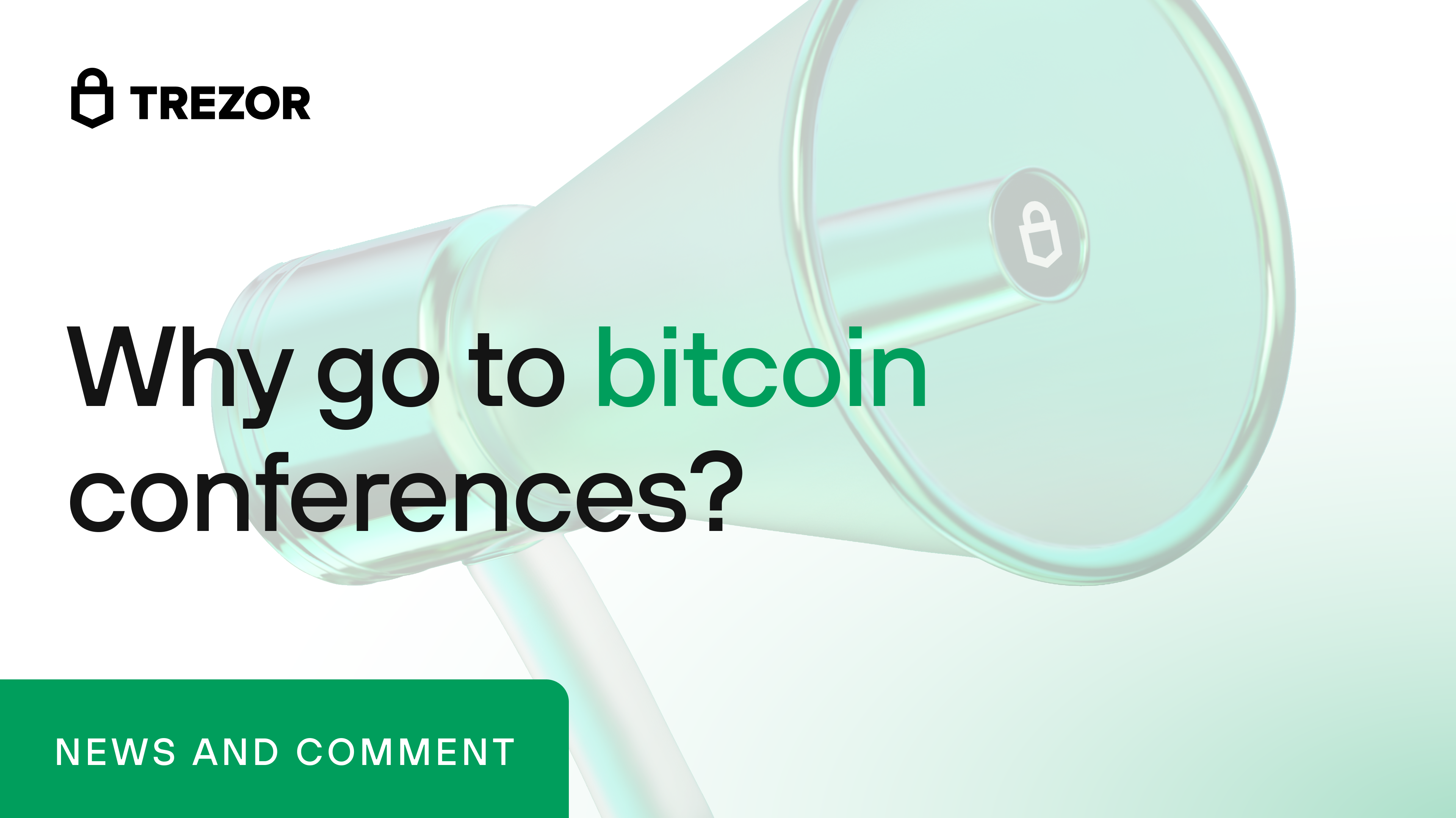 Why go to bitcoin conferences and meetups? | by SatoshiLabs | Trezor Blog