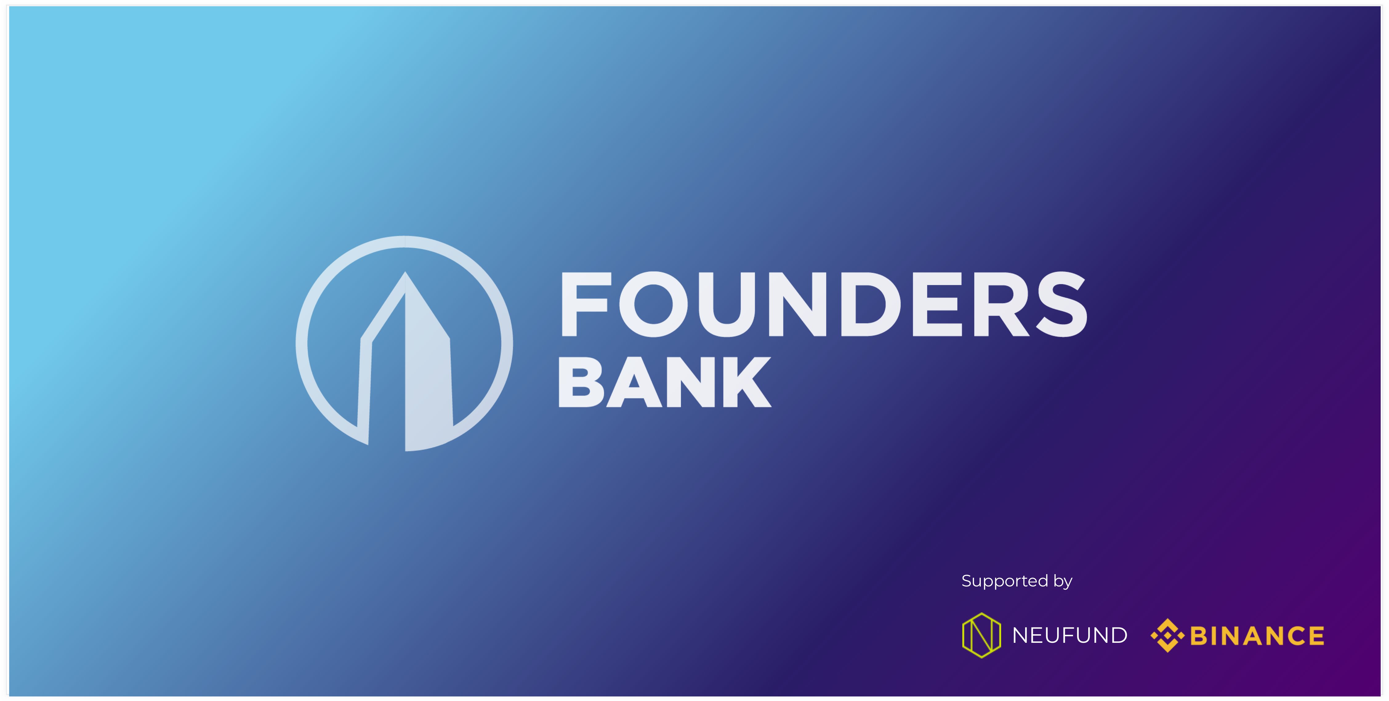 Founders Bank Project aims to become the first decentralized,  community-owned and blockchain friendly banking solution | by Founders Bank  | Medium