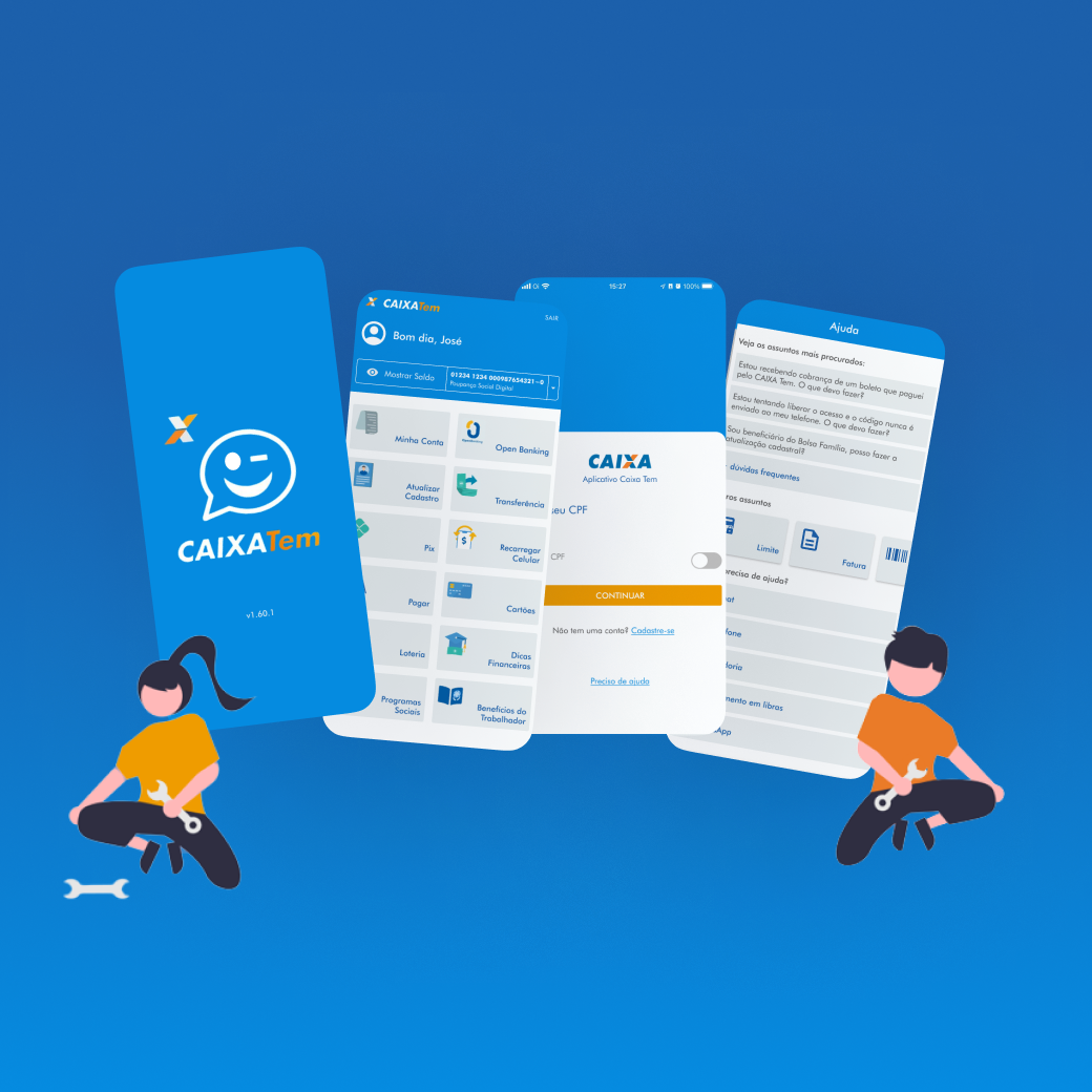 Caixa Tem — Identificando Desafios de Usabilidade e Propondo Soluções de  Redesign | by Matheus Meneses | Medium, image size:1040x1040