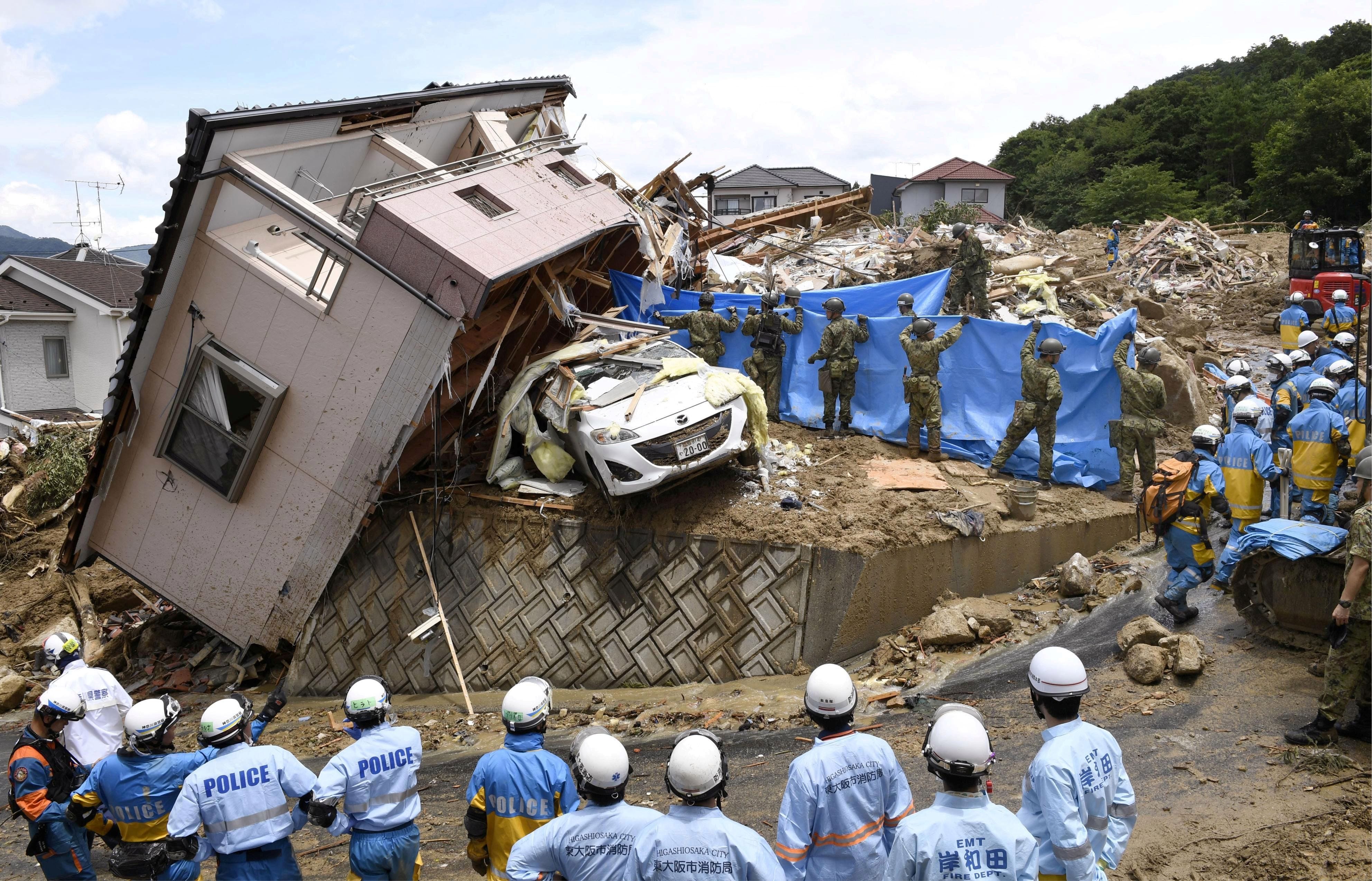 Japan Floods 2018: How To Help. Flooding and landslides have
