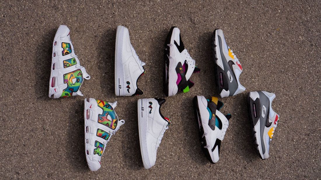 air force 1 love peace swoosh