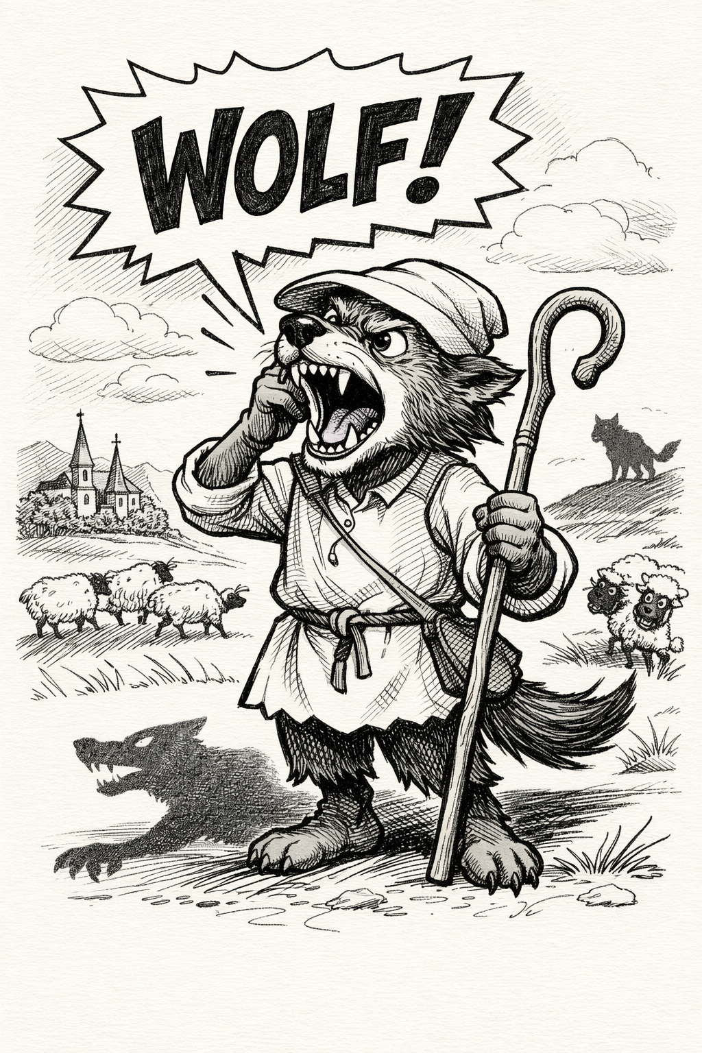 The Boy Who Cried Wolf, Revisited | by Sean Punska | Dec, 2025 | Medium, image size:1024x1536