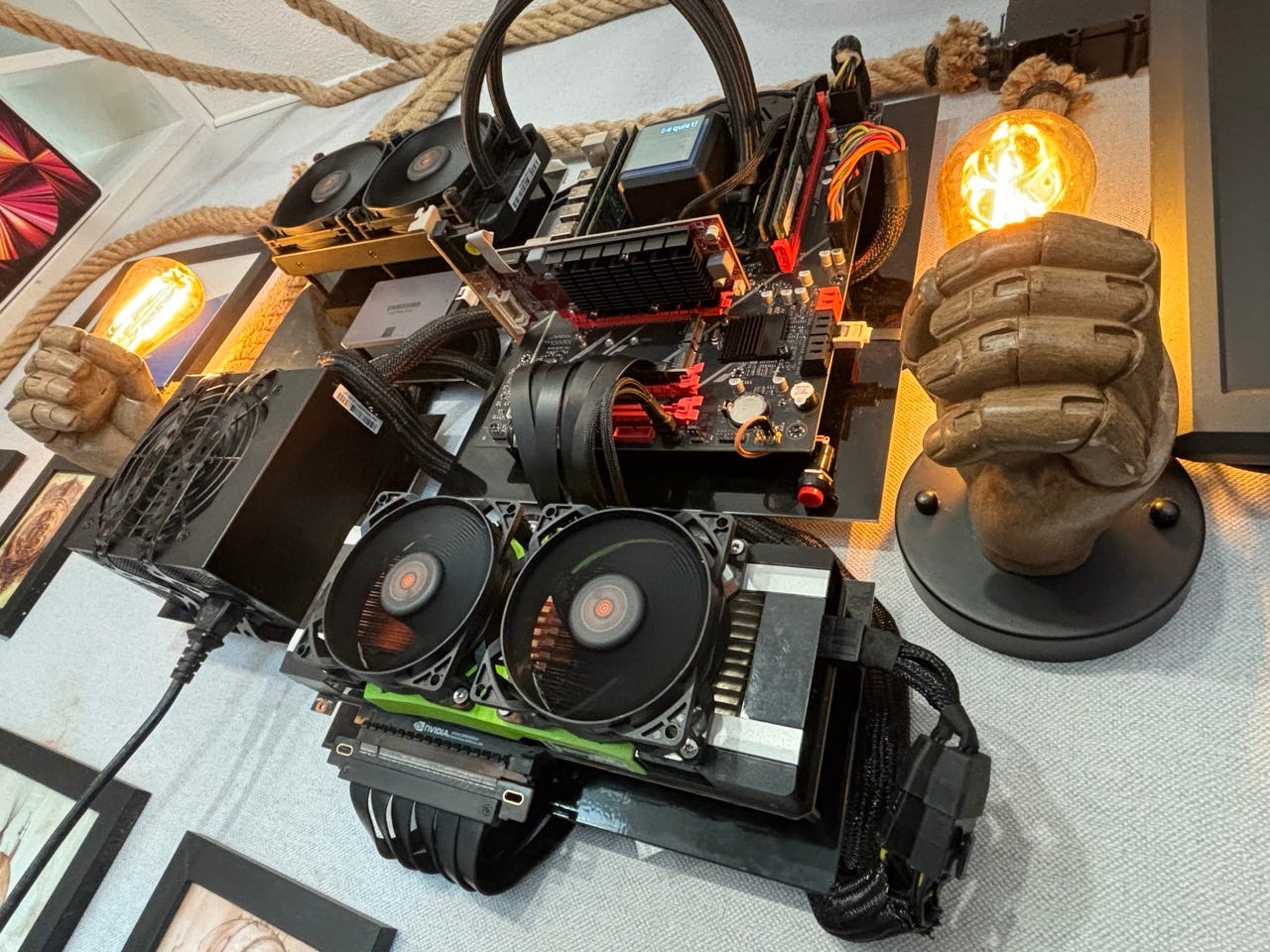 Building a Vertical AI Powerhouse from Used Parts: Wall-Mounted and  Wallet-Friendly! | by Ingo Eichhorst | Medium