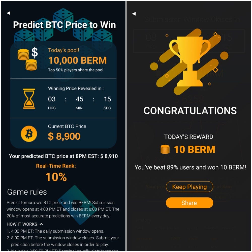 Make Crypto Fun Again with Crypto Psychic: a Bitcoin Price Prediction Game  | by Berminal - The Crypto News Platform | HackerNoon.com | Medium