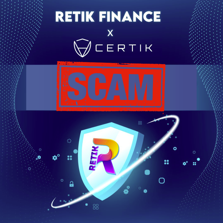 The Ridiculousness Continues: Retik Finance Fails CertiK Audit | by ADA  Crunch | Medium