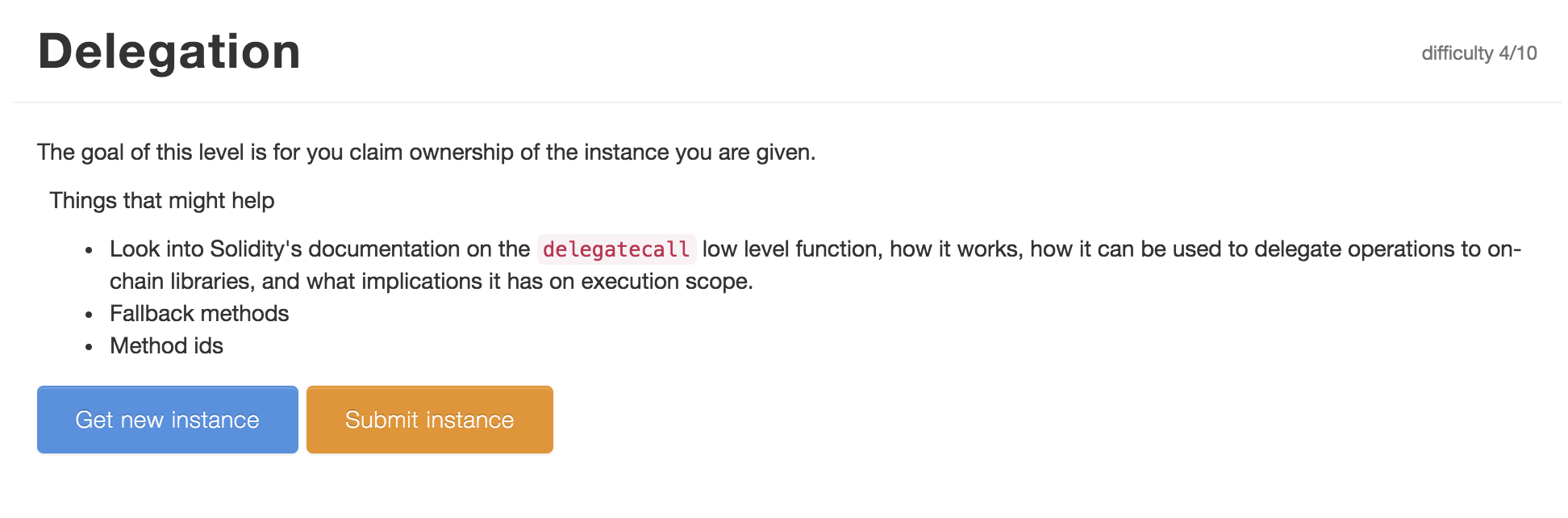 Day34] OpenZeppelin 이더너트 문제풀이 — (7) Delegation | by JeungJoo Lee | Day34  Inc. | Medium