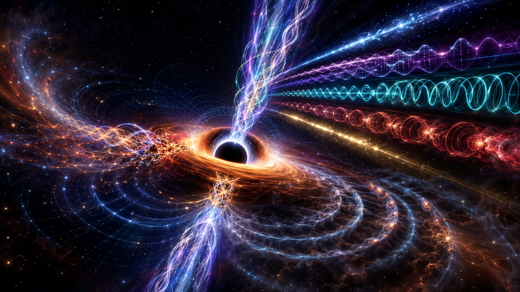 The Cosmic Unspooling: Black Hole Jets as the Ultimate Prism ...