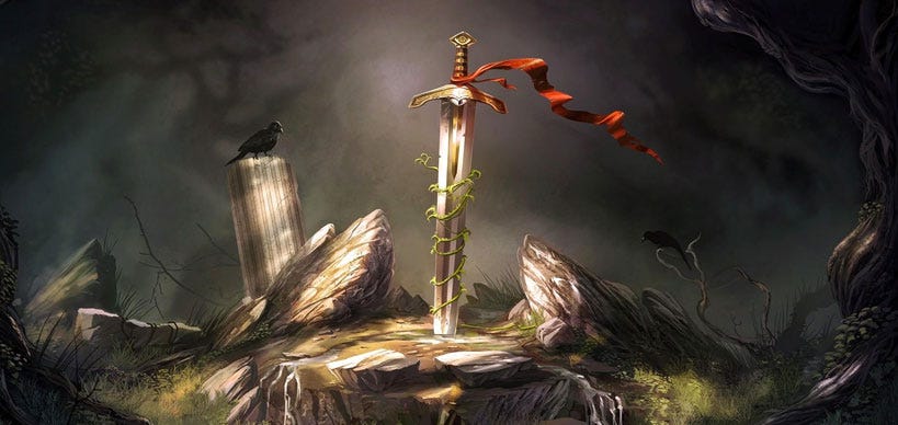 Excalibur – Born In Diz Struggle The Legendary Sword Excalibur in