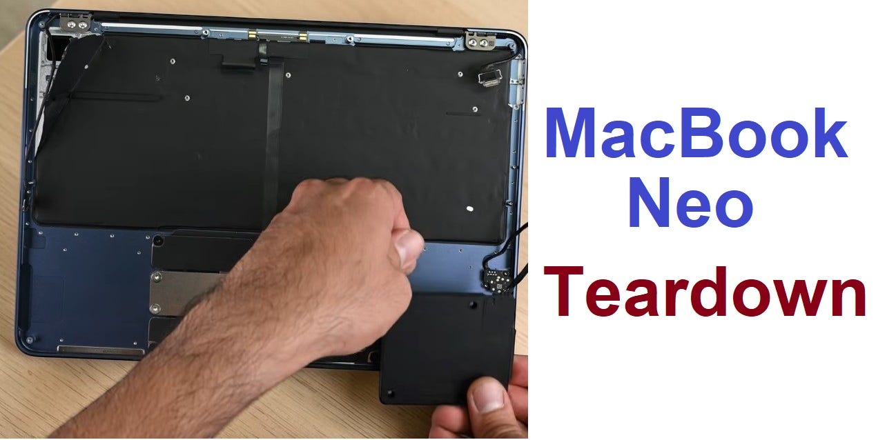 MacBook Neo Teardown: What's Repairable and What Isn't | by