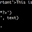 How to strip html tags from a string in Python