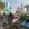 Economic Crisis of Dubai Leads Migrant Workers to Sleep in Parks
