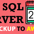 Sql Server 2022 ile AWS S3 Backup Alma — Yeni Özellik