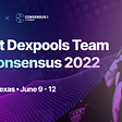 Meet Dexpools at CoinDesk’s Consensus 2022 Event — Dexpools