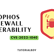 A Critical Vulnerability Leads to Remote Code Execution in Sophos Firewall — CVE-2022–1040