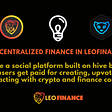 Decentralized Finance In LeoFinance