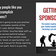 [BOOK SOFT LAUNCH] Getting Sponsored — Rhys Fisher