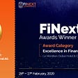 Jalal Douame awarded the ‘Excellence in Finance Leaders’ award at FiNext Conference Dubai 2020.